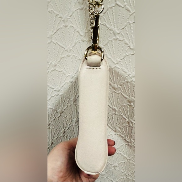 Rebecca Minkoff White Leather Crossbody bag with Gold Colored Details - Picture 5 of 9